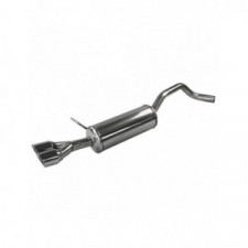 Rear silencer, end pipe 2x80mm X-Race SEAT IBIZA SC 6J 1.2 Tsi FR 110cv 2015-