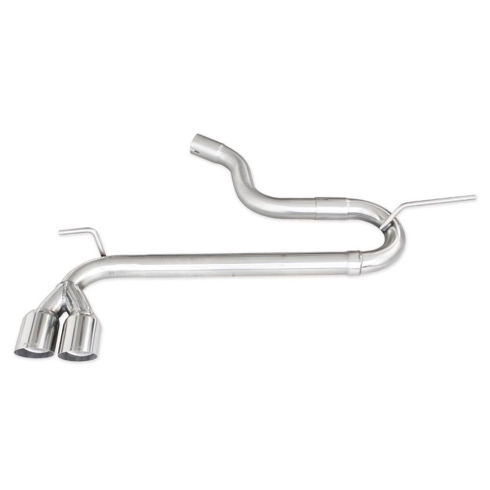 Roestvrijstalen klem 2x80 Racing SEAT LEON 5F 1.4 TSI FR 122pk 2015- - IC-SELE24RA - SELE.24.RA - 3661768561126