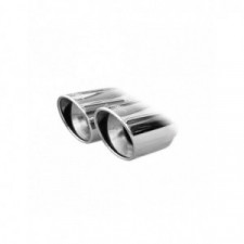 Rear silencer, end pipe 2x80 mm X-Race SKODA FABIA NJ 1.2 TSI 90-110cv 2014-