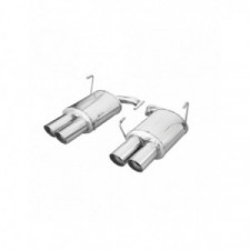 Rear silencer, end pipe 2x90mm Racing LHS+RHS SUBARU 2.5 WRX - STI 2.5 WRX - STI 300cv 2018