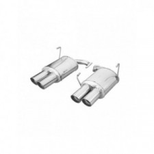 Posteriore acciaio inox 2x90mm Racing DX+SX SUBARU 2.5 WRX - STI 2.5 WRX - STI 300cv 2018