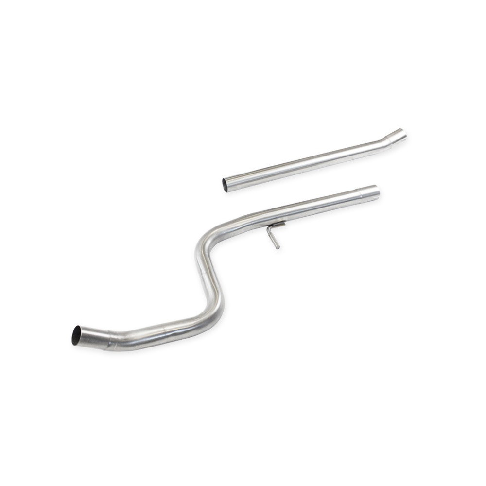Țeavă centrală din oțel inoxidabil pentru PEUGEOT 208 1.6 GTI 30TH 208cv 2015 – diam. 55 - IC-TCN20801 - TCN208.01 - 3661768561751