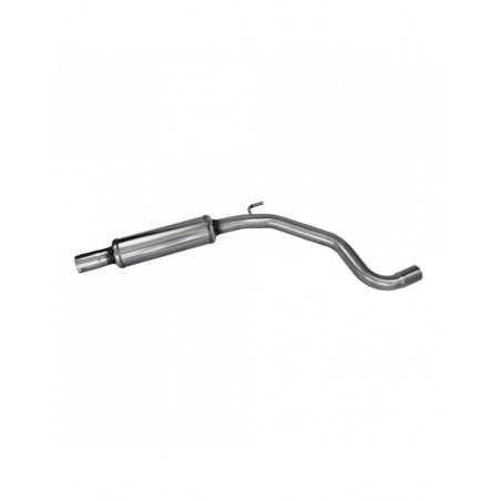 Inoxcar central pipe with muffler for Opel Corsa E OPC 1.6i turbo 207cv 2015 on