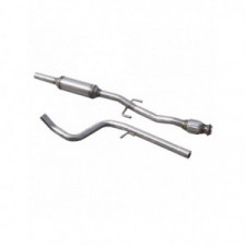 Tubo centrale con silenziatore INOX per CITROEN DS3 1.6T RACING 207CV 2011- diam.55