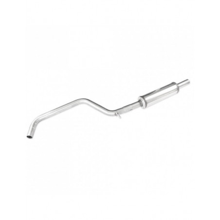 Tubo centrale con silenziatore INOX per VOLKSWAGEN GOLF 7 2.0 GTD 184cv 2013-diam.55