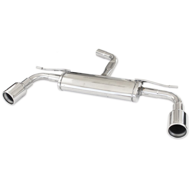 Roestvaststalen terminal 102mm duplex VOLKSWAGEN GOLF 7 2.0 GTD 184pk 2013- diam.55 - IC-TWVW21102 - TWVW.21.102 - 3661768562482