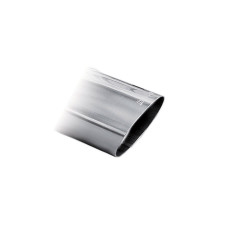 Roestvaststalen terminal 102mm Racing duplex VOLKSWAGEN GOLF 7 2.0 GTD 184pk 2013- diam.55 - IC-TWVW21102R - TWVW.21.102R - 3661768562499