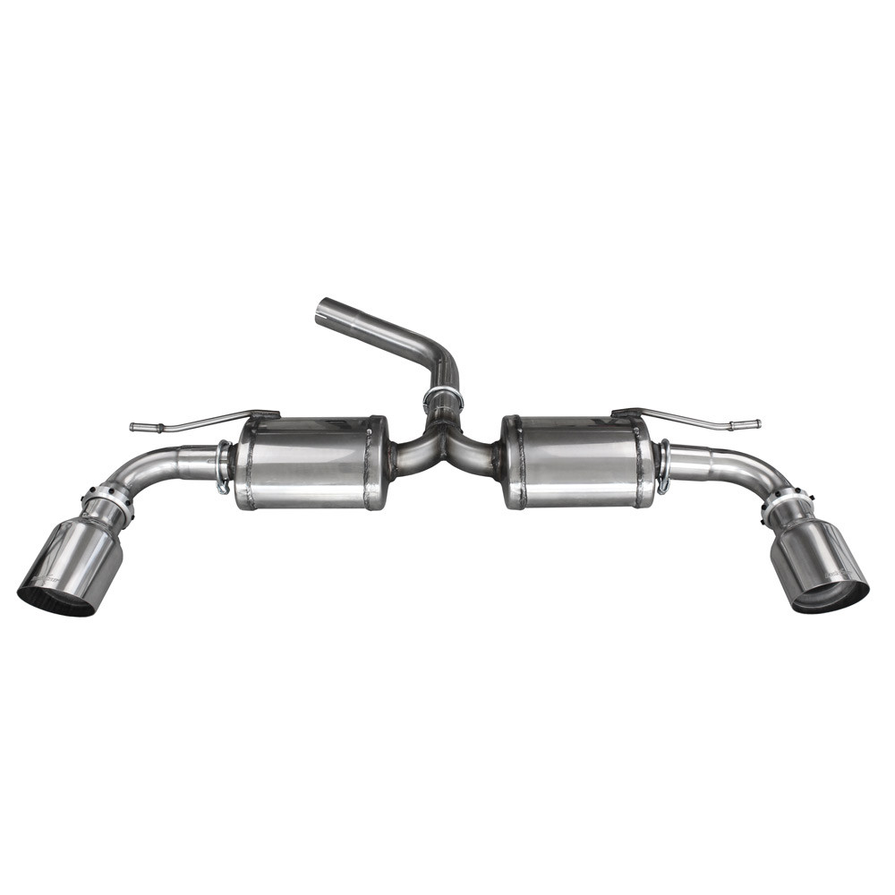 Țeavă de eșapament din oțel inoxidabil de 102 mm, tip Racing duplex, pentru VOLKSWAGEN GOLF 7 1.6 TDI 105 cv, an 2015- - IC-TWVW22102R - TWVW.22.102R - 3661768562505