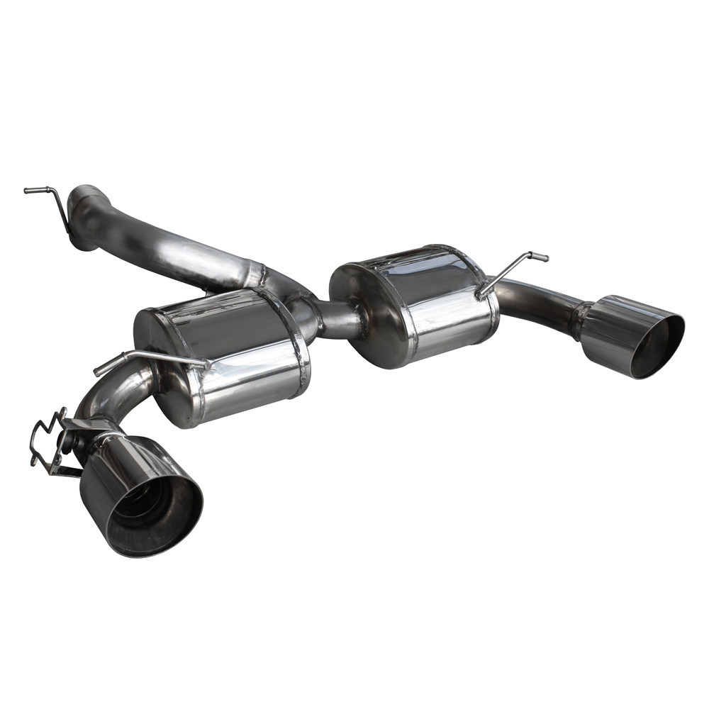Rear silencer, end pipe with valve 114mm Racing LHS+RHS for FORD RS 2.3i Turbo 350cv 2016- diam.70 - IC-VALVFOCUS02 - VALV.FOCUS.02 - 3661768562680