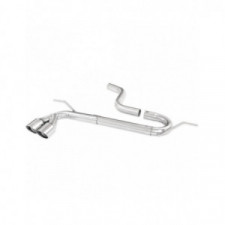 No silencer end pipe 2x80mm Racing VOLKSWAGEN GOLF 7 2.0 GTD 184cv 2013- diam.55