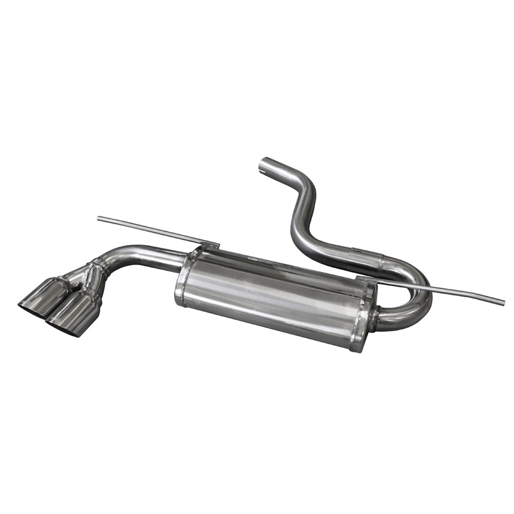 RVS aansluitklem 2x80mm Racing VOLKSWAGEN GOLF 7 2.0 GTD 184pk 2013- diam.55 - IC-WGO58RA - WGO.58.RA - 3661768562857
