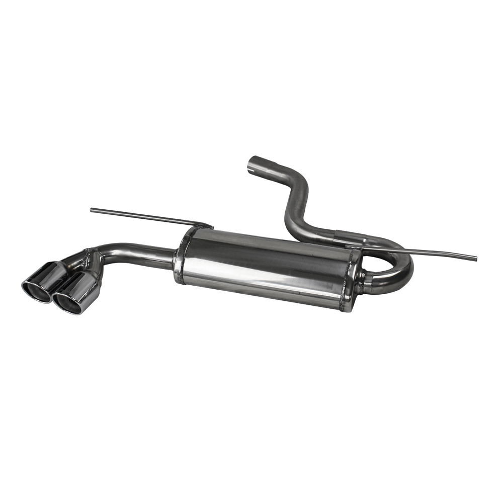 Posteriore acciaio inox 2x80mm X-Race VOLKSWAGEN GOLF 7 2.0 GTD 184cv 2013- diam.55 - IC-WGO58XR80 - WGO.58.XR80 - 3661768562864