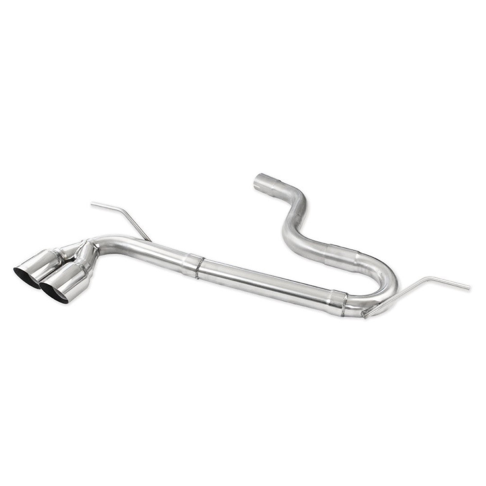 Roestvrijstalen terminal 2x80mm Racing VOLKSWAGEN GOLF 7 1.4 TSI 140-150pk 2013- - IC-WGO59RA - WGO.59.RA - 3661768399033