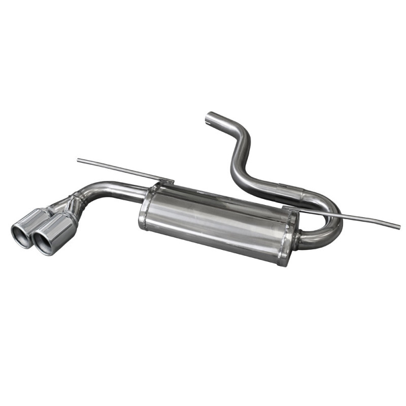 RVS aansluitklem 2x80mm VOLKSWAGEN GOLF 7 1.4 TSI 140-150pk 2013- - IC-WGO6080 - WGO.60.80 - 3661768562888