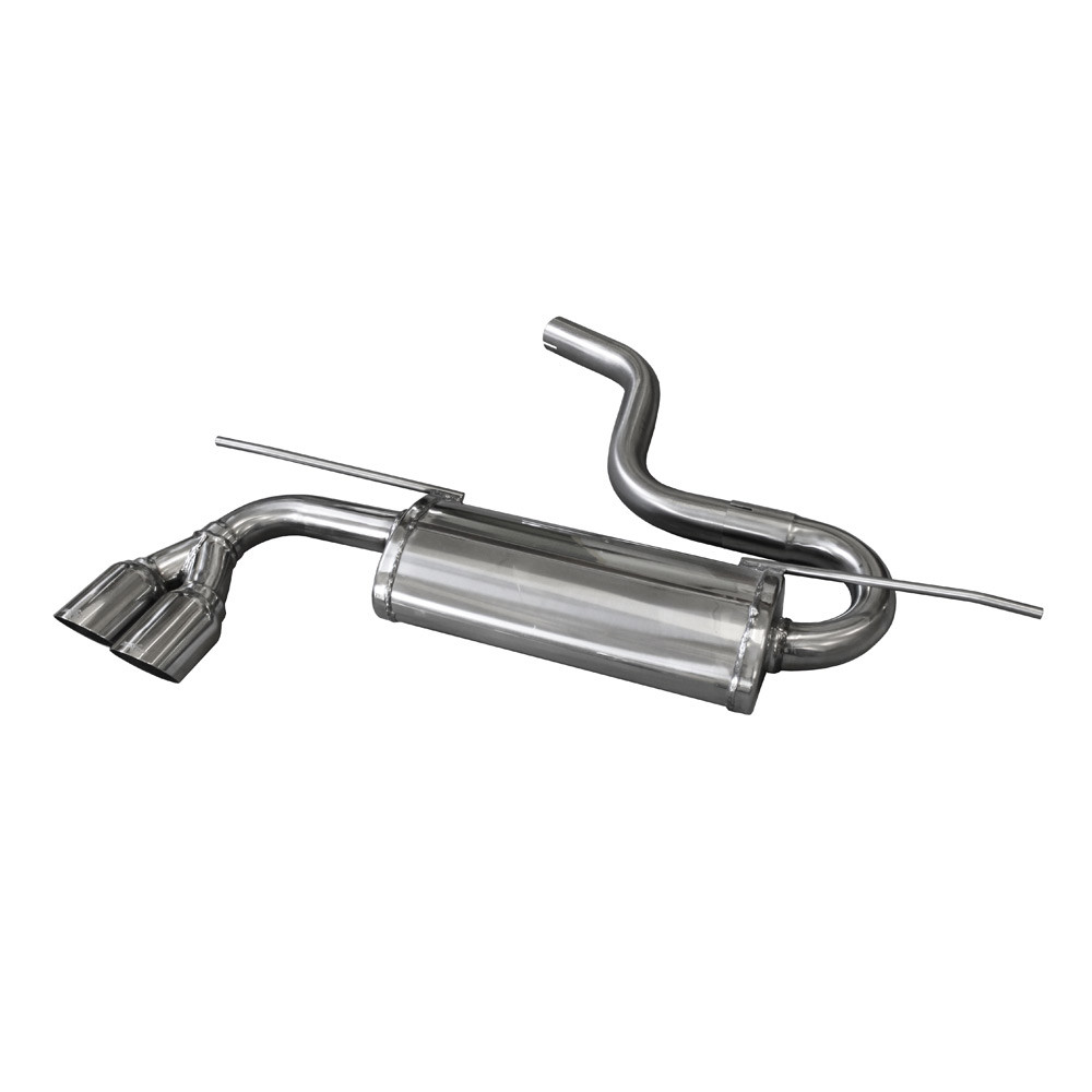 Terminal inox 2x80mm Racing VOLKSWAGEN GOLF 7 1.4 TSI 140-150cv 2013- - IC-WGO60RA - WGO.60.RA - 3661768562895