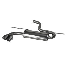 Roestvrijstalen terminal 2x80mm X-Race VOLKSWAGEN GOLF 7 1.4 TSI 140-150pk 2013- - IC-WGO60XR80 - WGO.60.XR80 - 3661768562901