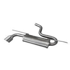 Roestvrijstalen terminal 102mm Racing VOLKSWAGEN GOLF 7 1.6 TDI 105pk 2015- - IC-WGO6210RA - WGO.62.10RA - 3661768562949