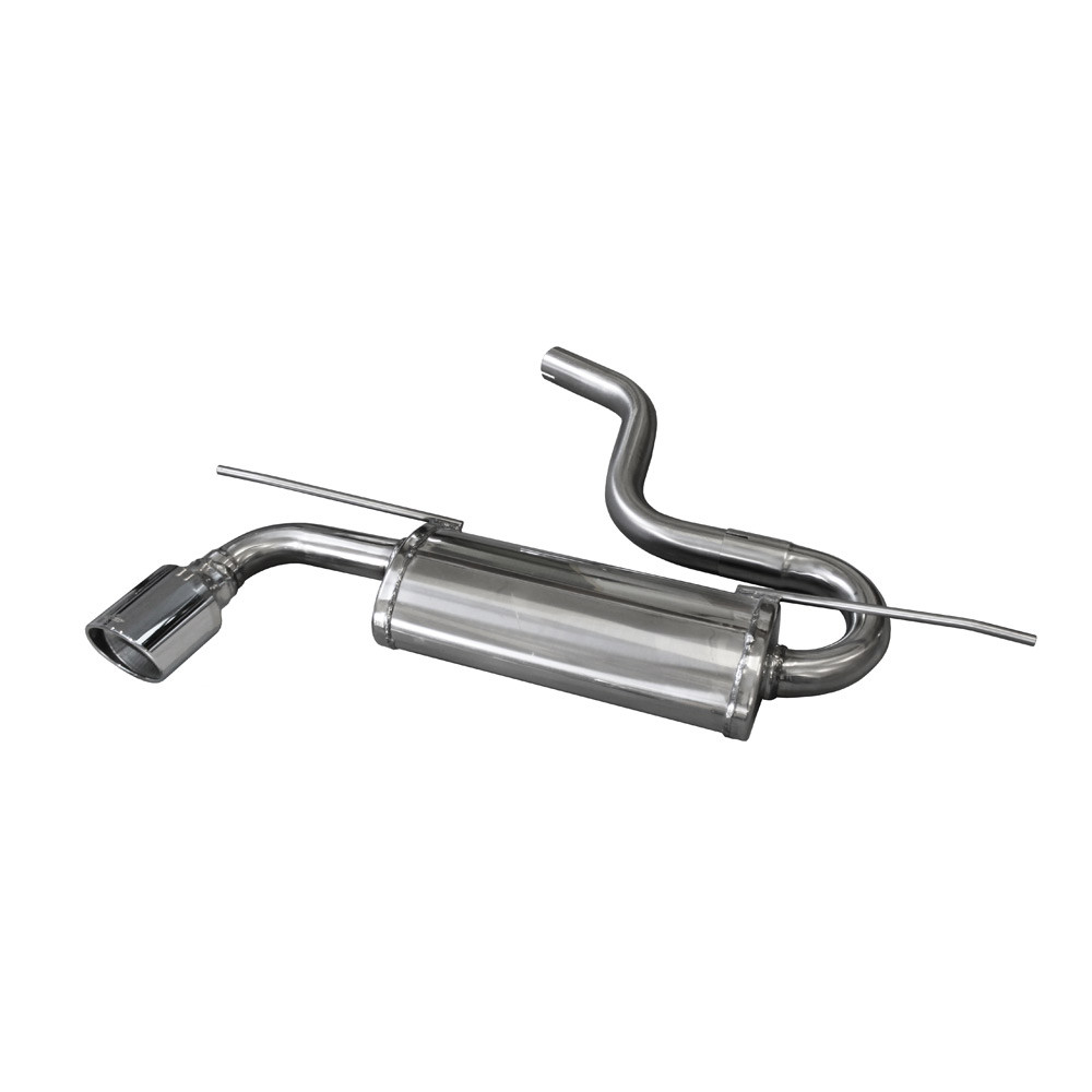 Roestvrijstalen terminal 100mm X-Race VOLKSWAGEN GOLF 7 1.6 TDI 105pk 2015- - IC-WGO62XR10 - WGO.62.XR10 - 3661768562963