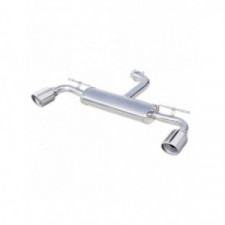 Posteriore acciaio inox 100mm X-Race DX+SX VOLKSWAGEN GOLF 7 GTI Clubsport 2.0 TSI 265-290-310cv 2016-