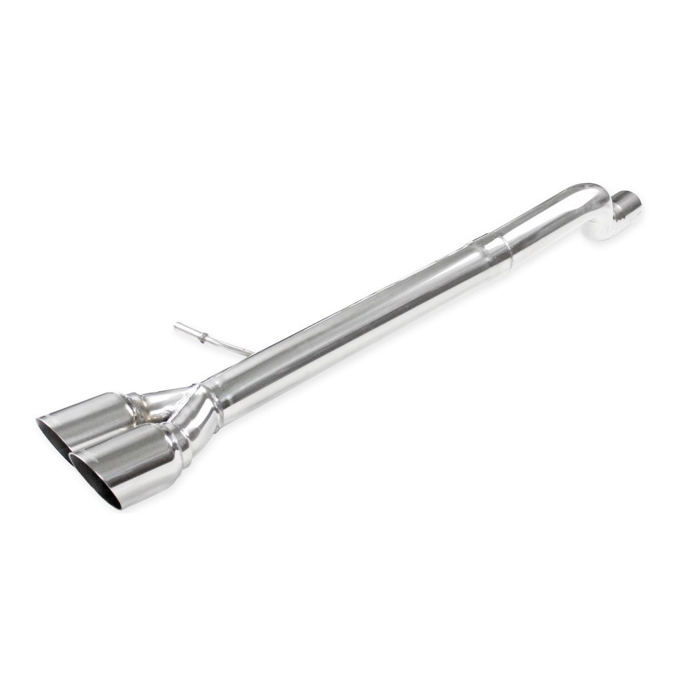 Posteriore  senza silenziatore acciaio inox 2x80mm Racing VOLKSWAGEN POLO AW 2.0 GTI 200cv 2018- - IC-WPO23RA - WPO.23.RA - 3661768399095