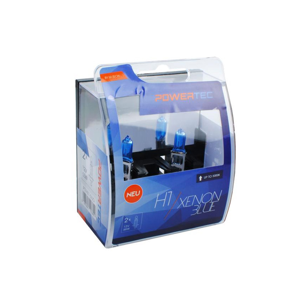 2 H1 55W XENON BLUE lampen (blisterverpakking) - LI-PTZXB1DUO - PTZXB1DUO - 5901508513649