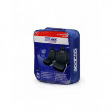 SET UNIVERSELE STOELHOEZEN SPARCO POLYESTER ZWART