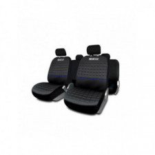 Jeu de housses de siège complet Lazio Sparco Noir / Bleu