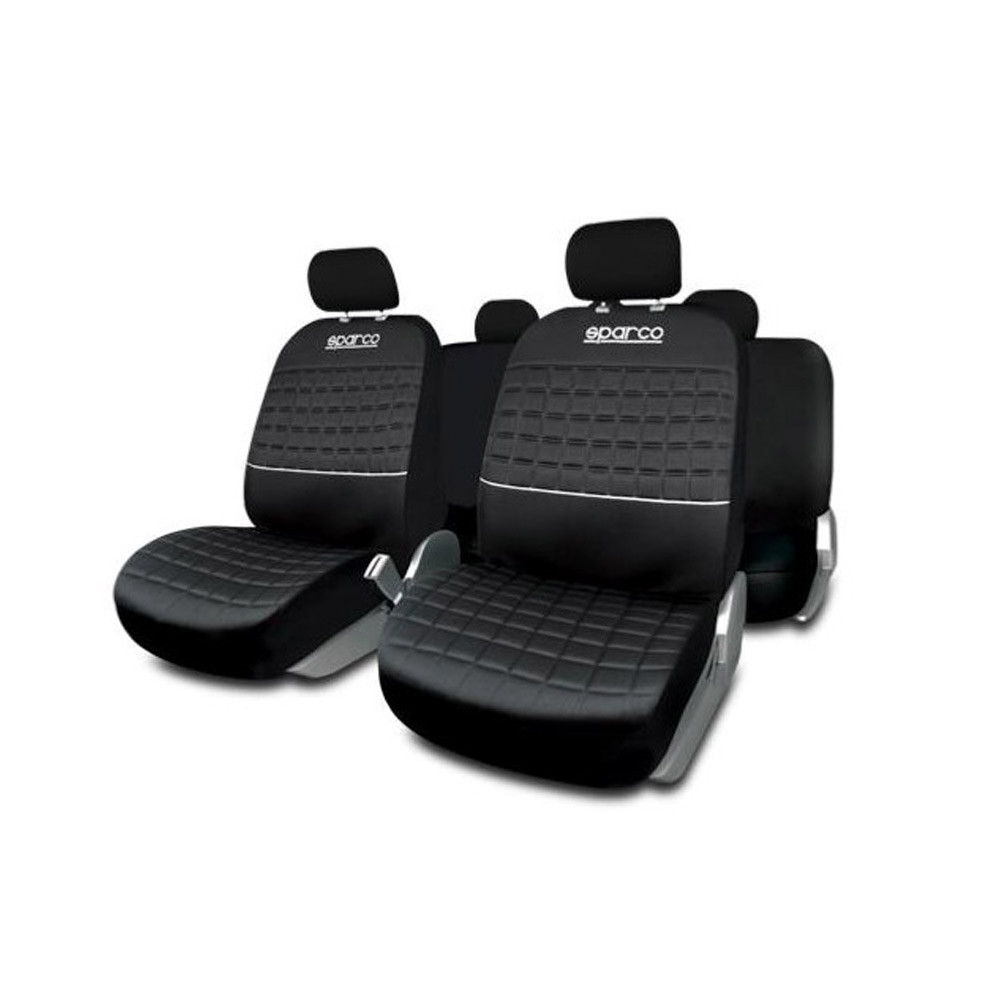 Jeu de housses de siège complet Lazio Sparco Noir / Gris - LI-SPC1042SV - SPC1042SV - 6922516312504