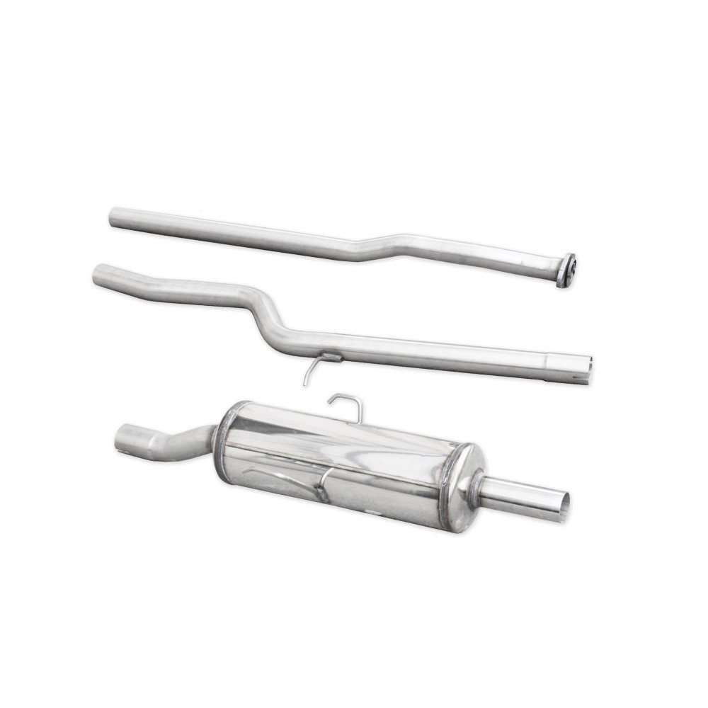 INOXCAR Group N exhaust system stainless steel PEUGEOT 106 RALLYE / GTI / 1.6 16V 1996-2003 D54mm - IC-LPE06 - LPE.06 - 3661768559864