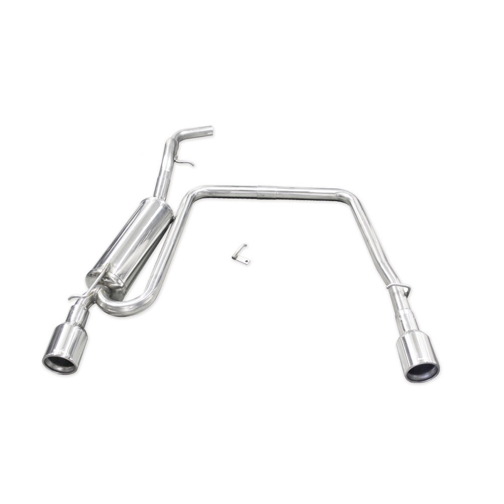 Inoxcar Exhaust Rear Silencer right + left 1X102 AUDI A3 (Type 8L) 1.8 TURBO (150HP) before 2003 diam 55 - IC-TWAU02102 - TWAU.02.102 - 3661768364222