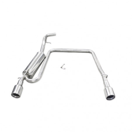 Echappement Inoxcar Silencieux Arrière droit + gauche 1X102 AUDI A3 Type 8L 1.9 TDI 90CV-100CV avant 2003 diam 55