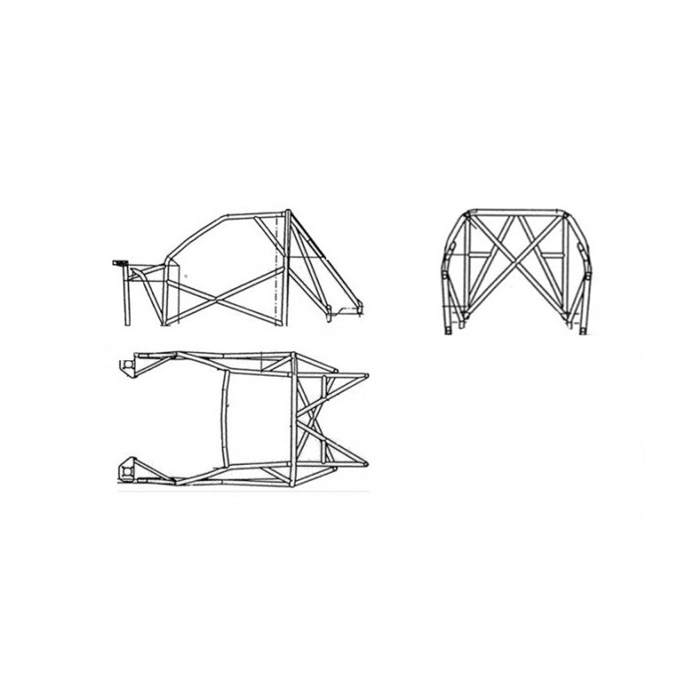 Sparco multipoint structuur Citroën Saxo - 00753031S-SAXO - 00753031S - 8033280058456