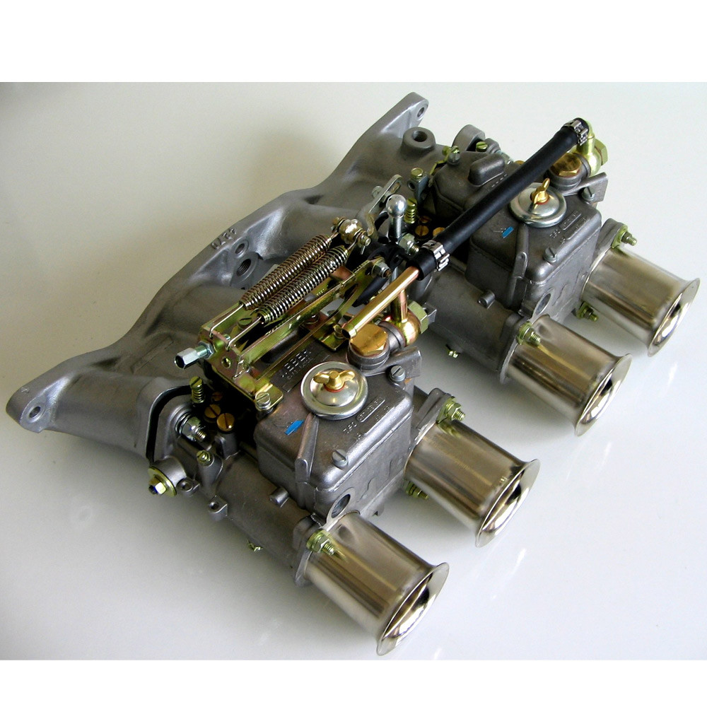Kit aspirazione Weber 2x 48DCO Ford Pinto - W-PFO201-48 - PFO201-48 - 3661768405727