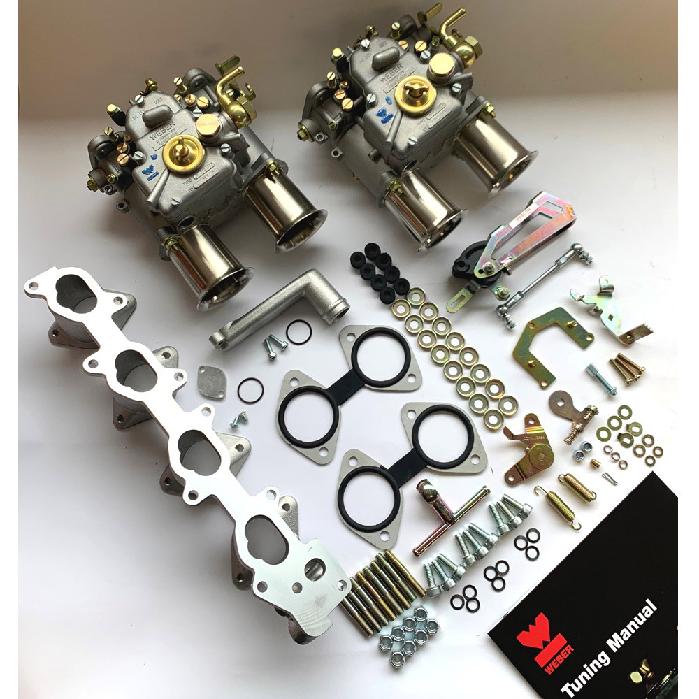Weber intake kit 2x 45DCOE Opel Astra 2.0 16v XE - W-PGM201 - PGM201 - 3661768405925