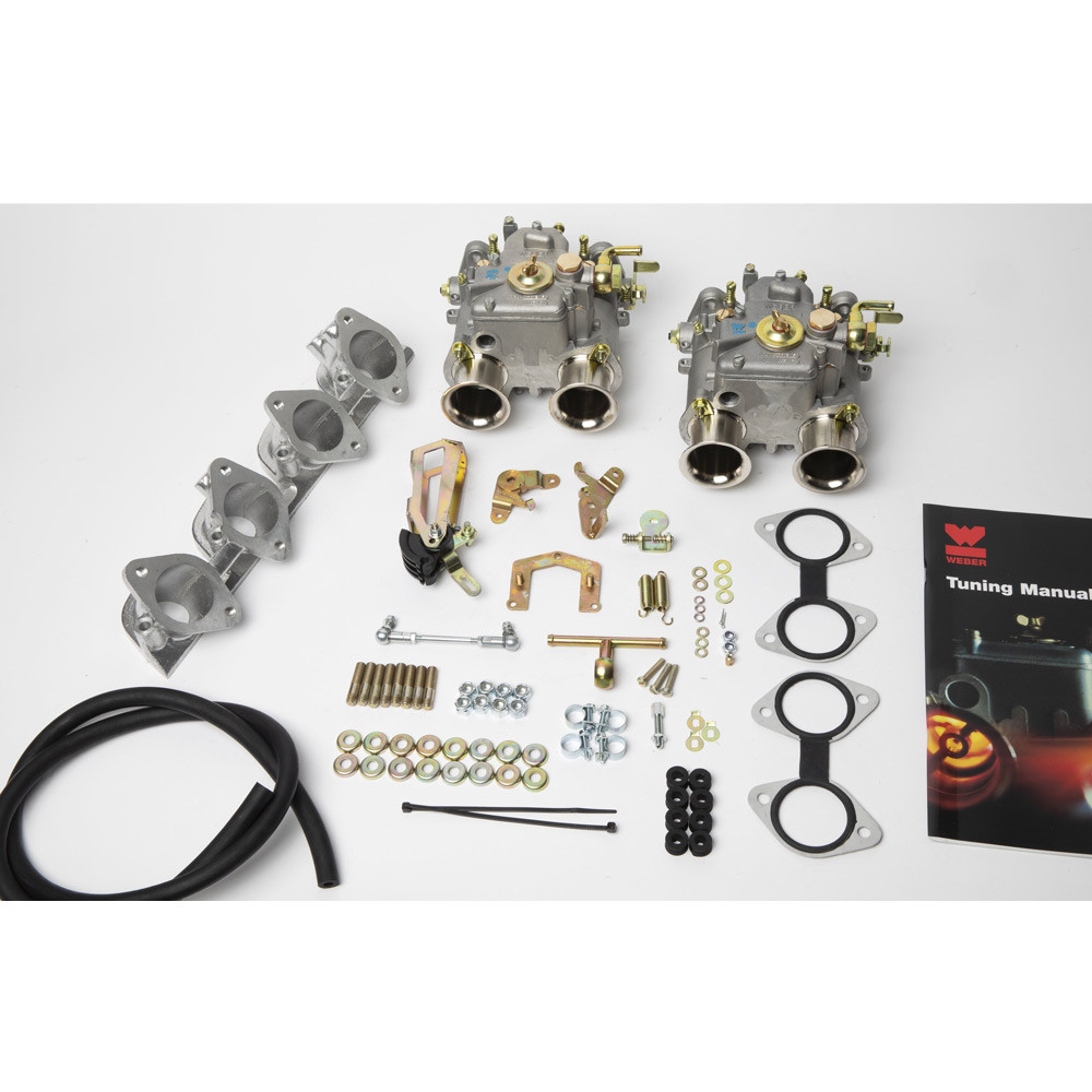 Kit aspirazione Weber 2x 40DCOE Porsche 924 2.0 - W-PPO204 - PPO204 - 3661768406007