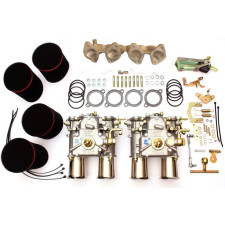 Weber 2x 45DCOE carburateur + inlaatspruitstuk kit Volkswagen Golf 1.8/2.0 8v - W-PVW206 - PVW206 - 3661768406069