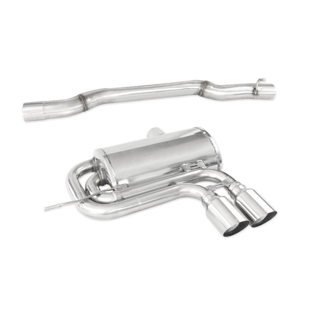 Echappement Inoxcar Silencieux Arrière Central 2X90 RACING MINI COOPER F55-F56 2.0 S 192cv après 2014 /JCW 231cv après 2014 d70 - IC-MICO19RA - MICO.19.RA - 3661768261330