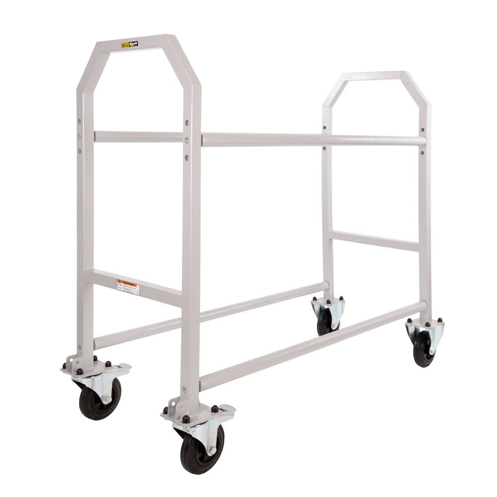 Cărucior cu anvelope din oțel, vopsit cu vopsea epoxidică gri, brațe reglabile, roți din aluminiu și cauciuc - GT2i - BG-R114P - BGR114P - 5060252090988