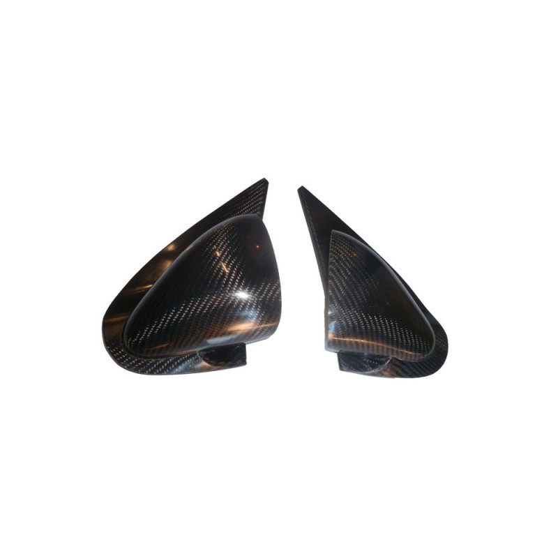 Peugeot 206 Obus fiber achteruitkijkspiegel (paar) - CP-RTF-PG-206 - SMC-RO/F-206 - 3661768619148