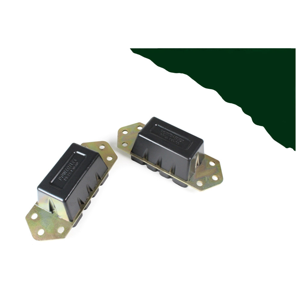 Silent bloc Powerflex Heritage butée d'amortisseur avant 40mm Land Rover Defender (2 pièces) - PF-3213040-2H - PF32-130-40H - 5055676548269