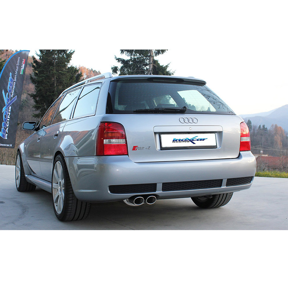 Țeavă de eșapament „Africa” catalizată din oțel inoxidabil pentru AUDI RS4 B5 2.7 BITURBO 380CV 1998-2001 - IC-AFRS4CAT - AFRS4.CAT - 3661768558072