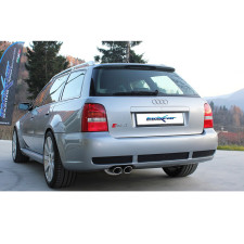 Catback 2x76mm Racing STAINLESS STAAL AUDI RS4 B5 2.7 BITURBO 380CV 1998-2001 - IC-CATBACK52 - CATBACK.52 - 3661768558898