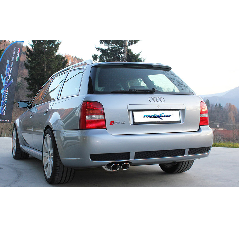 Catback 2x76mm Racing AUDI RS4 B5 2.7 BITURBO 380CV 1998-2001 - IC-CATBACK52 - CATBACK.52 - 3661768558898