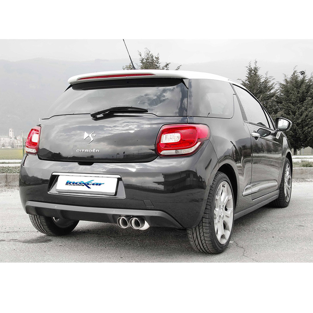 Sistem de evacuare Catback din oțel inoxidabil pentru CITROEN DS3 1.6i 16V TURBO 155 - IC-CATBACK57 - CATBACK.57 - 3661768558928