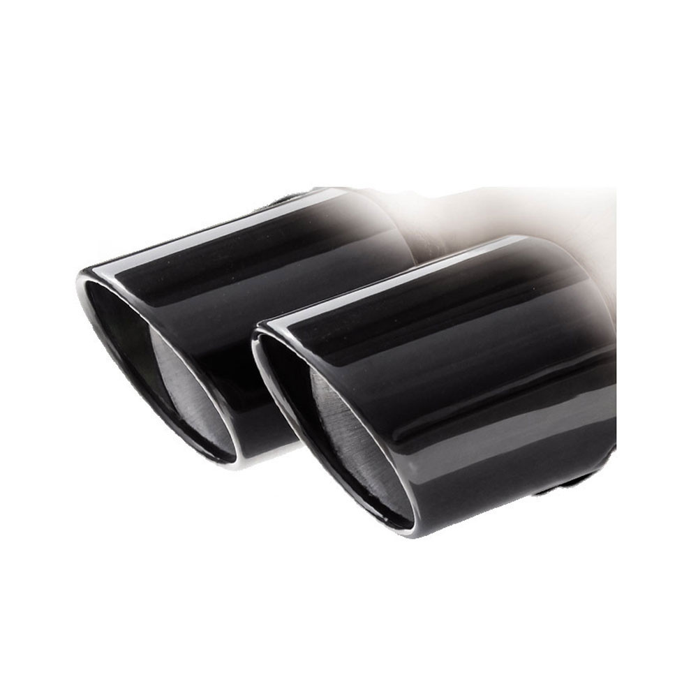 Posteriore acciaio inox 2x80mm X-Race nero VOLKSWAGEN GOLF 7 1.4 TSI 140-150cv 2013- - IC-WGO60XR80BK - WGO.60.XR80 BLACK - 3661768562918