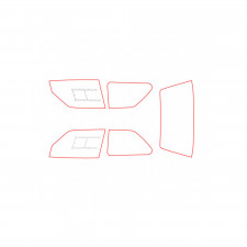 Vitrage MAKROLON Racing Window pour SEAT MARBellA