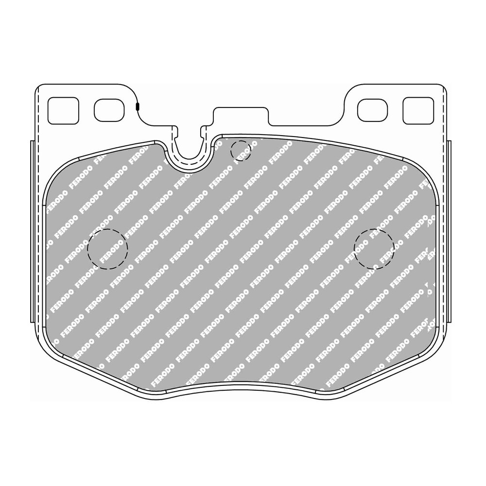 Pasticce del freno Ferodo DS2500 BMW serie 3 318D (dopo il 2019) - F-CP5055H - FCP5055H - 3661768753828