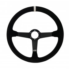 Volant GT2i Pro 380 Peau retournée Noir/Noir 65mm