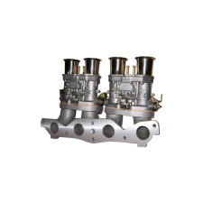 Weber 2x 48DCO Ford Duratec 2.0/2.3 carburateur + inlaatspruitstuk kit - W-PFO207-48 - PFO207-48 - 3661768405901