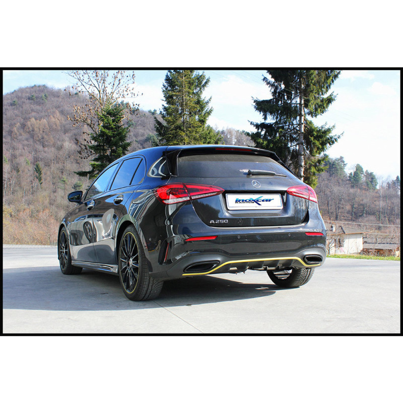 Achterdemper Inoxcar Rechts en Links Mercedes A-klasse 250 W177 2.0 Na 2018 - IC-MEA19 - MEA.19 - 3661768861400